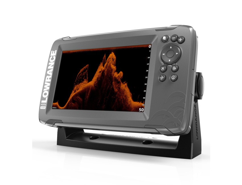 LOWRANCE HOOK27x Fishfinder SplitShot transducer 00014020001